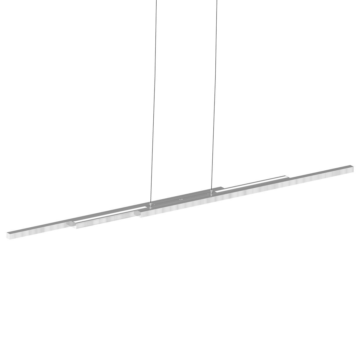 Hanglamp Bande 4863ST staalkleurige hanglamp uitschuifbaar - Afbeelding 3