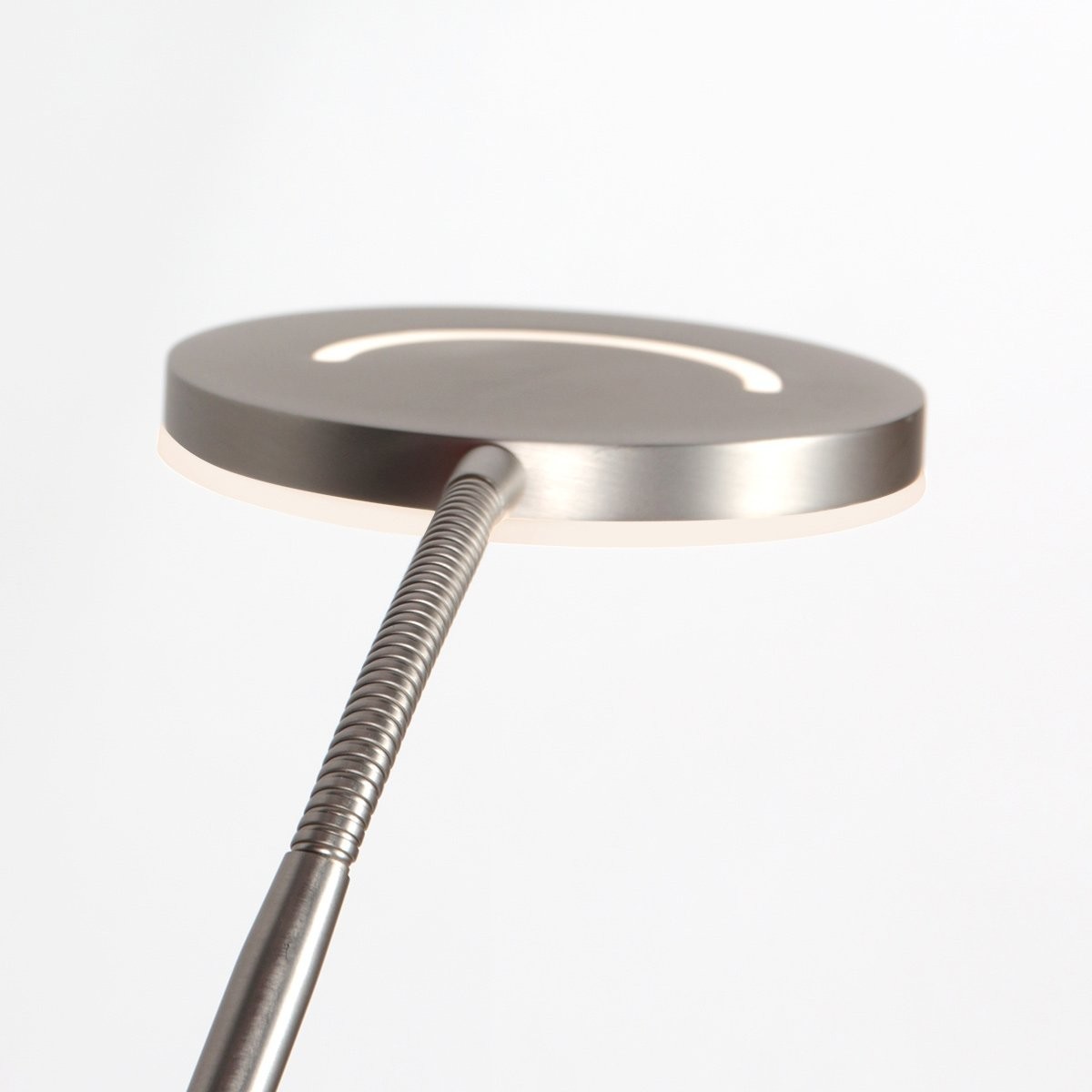 Stalen vloerlamp Soleil 2 4388ST – LED uplighter met leesarm - Afbeelding 14