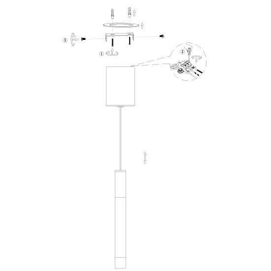 Hanglamp Alisio 4577ZW 1-lichts luxe glas in zwart - Afbeelding 8