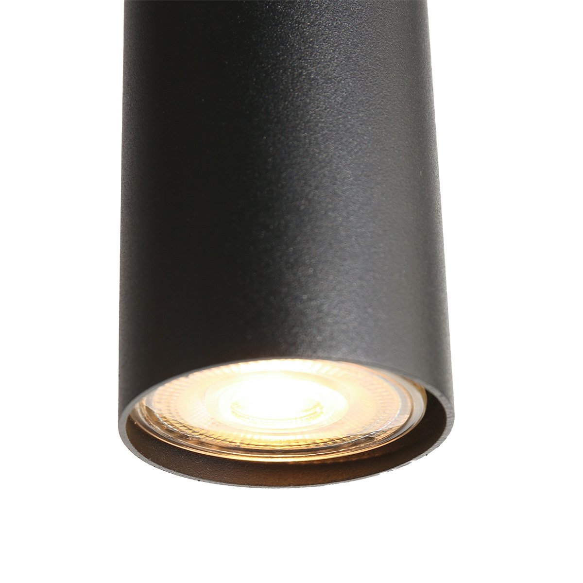 Zwarte hanglamp Bollique 4846ZW, 9-lichts design voor eettafel - Afbeelding 6