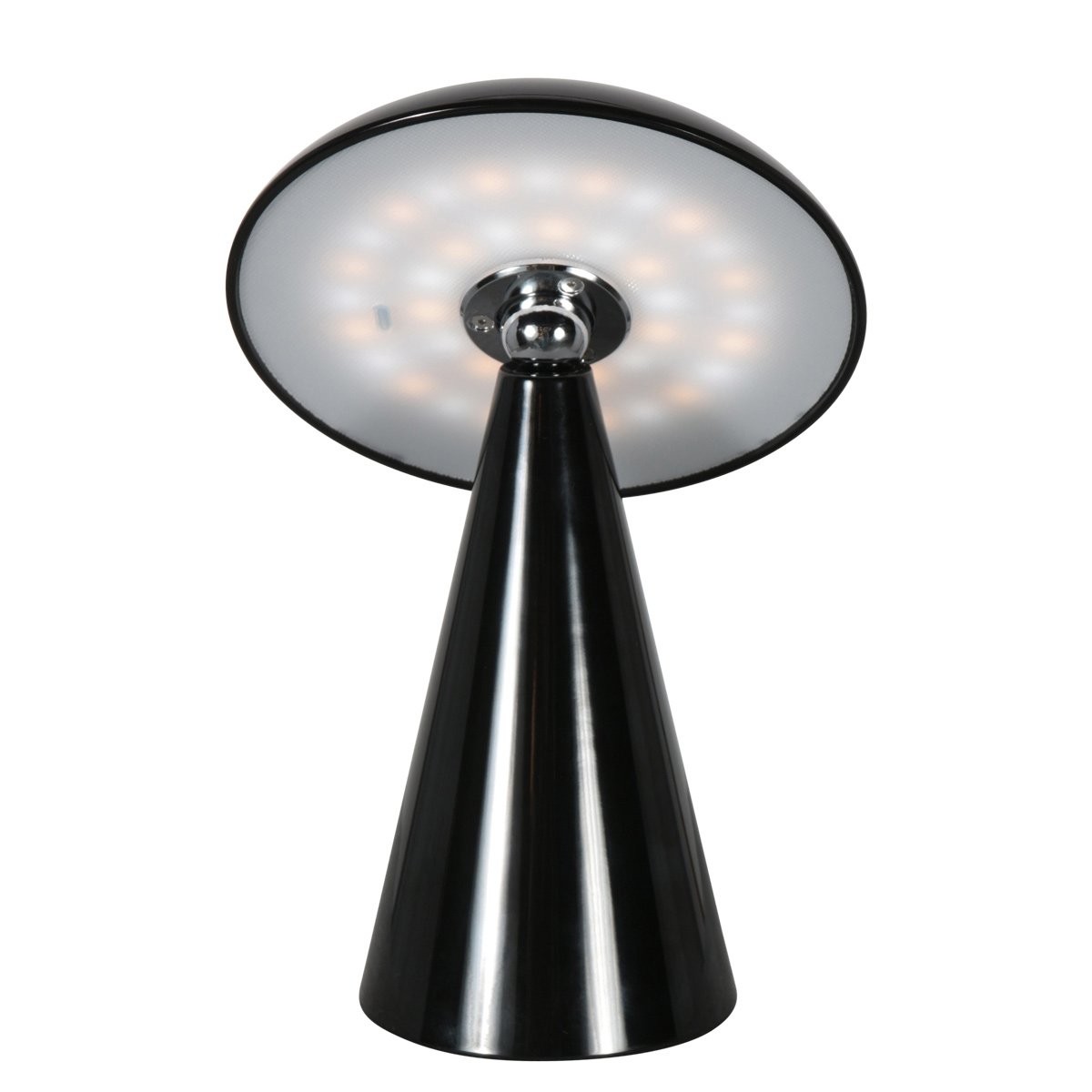 Tafellamp Mush 4856ZW - glanzende zwarte oplaadbare sfeerlamp - Afbeelding 3
