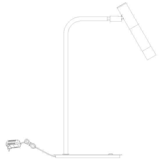 Steinhauer Alisio 4593ZW – Zwarte LED tafellamp met luxe glas en pushdimmer - Afbeelding 9