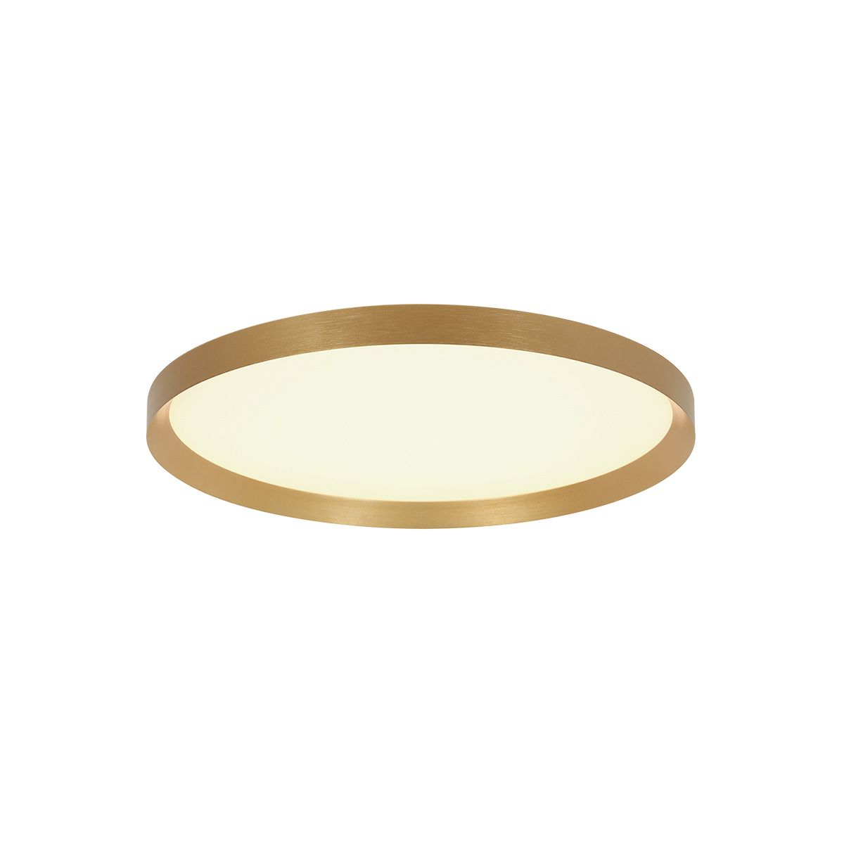 Plafondlamp Flady 4367GO Goud – Dimbare LED plafonnière Ø30 cm met uplight