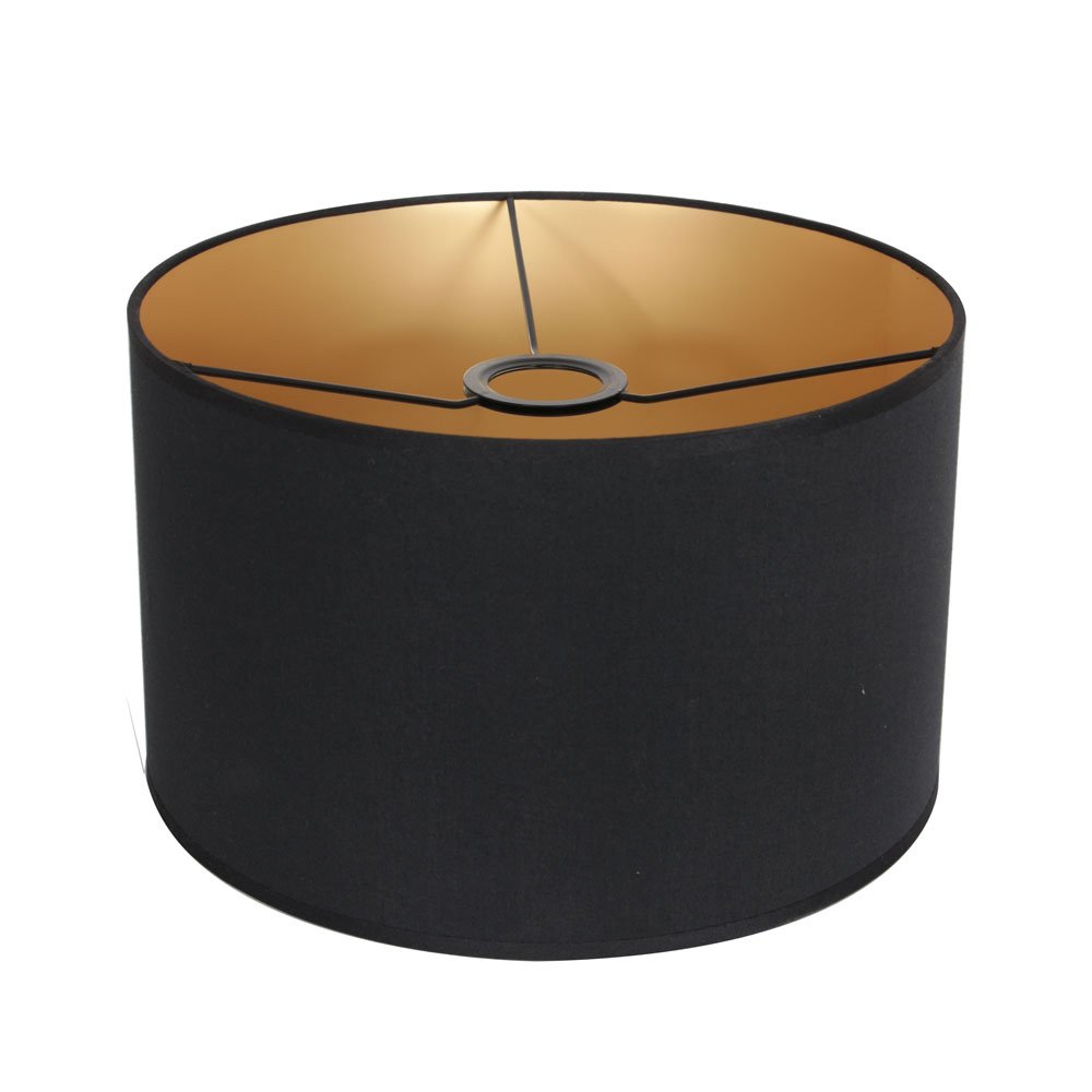 Vloerlamp Stang 4791ZW met zwart linnen kap - Afbeelding 5