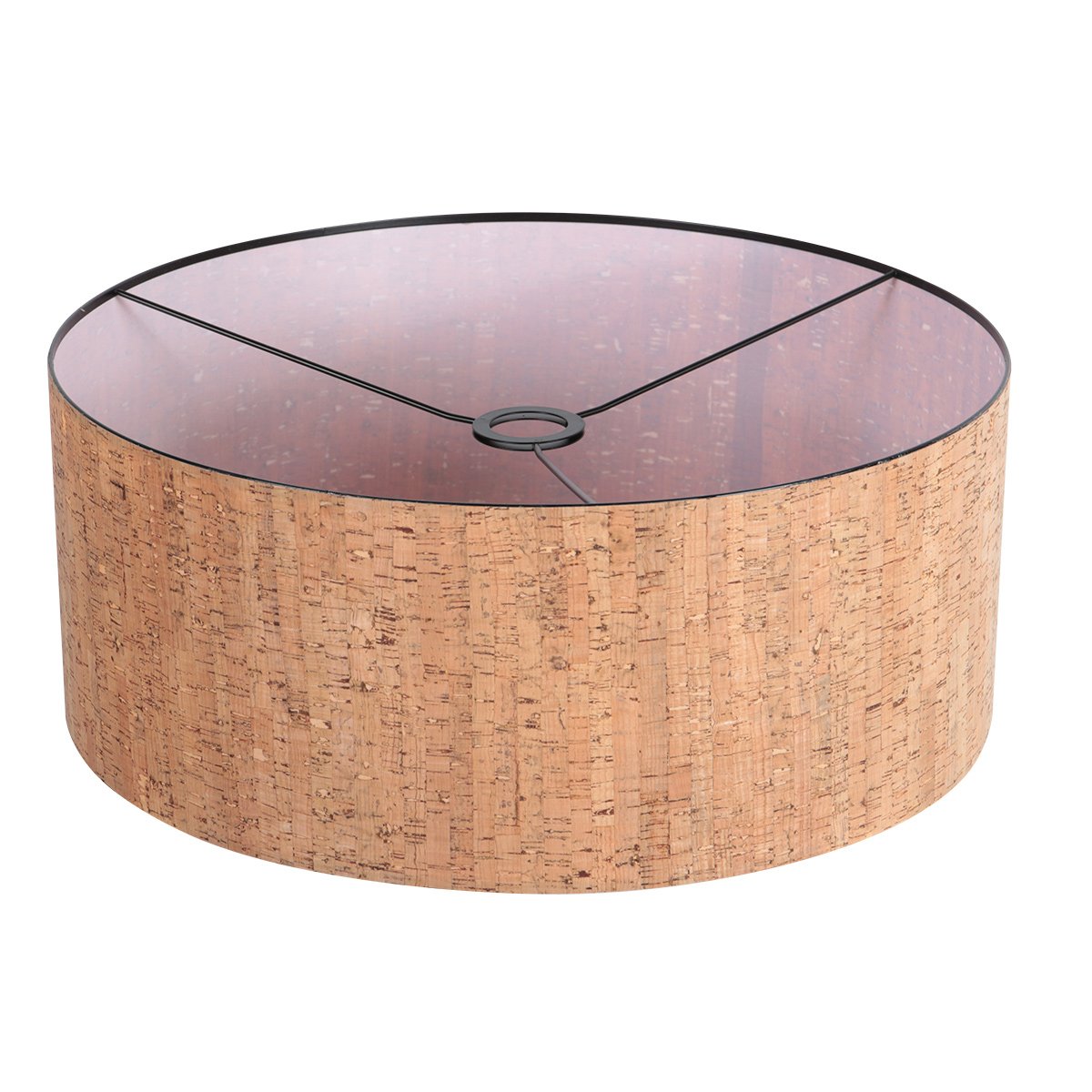 Vloerlamp Stang 4827BR - brons armatuur met beige kurk kap - Afbeelding 5
