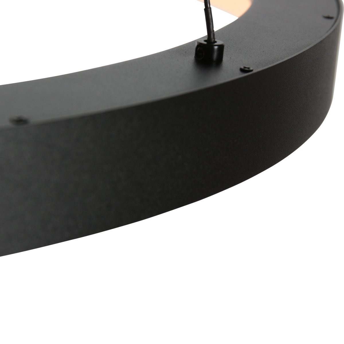Zwarte hanglamp Ringlede 4612ZW met cable-lift systeem - Afbeelding 4