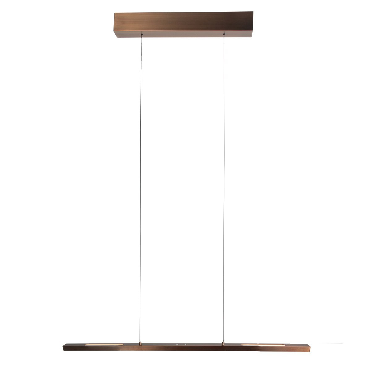 Hanglamp Bande 4906BR bronzen hanglamp met cable lift 80cm breed