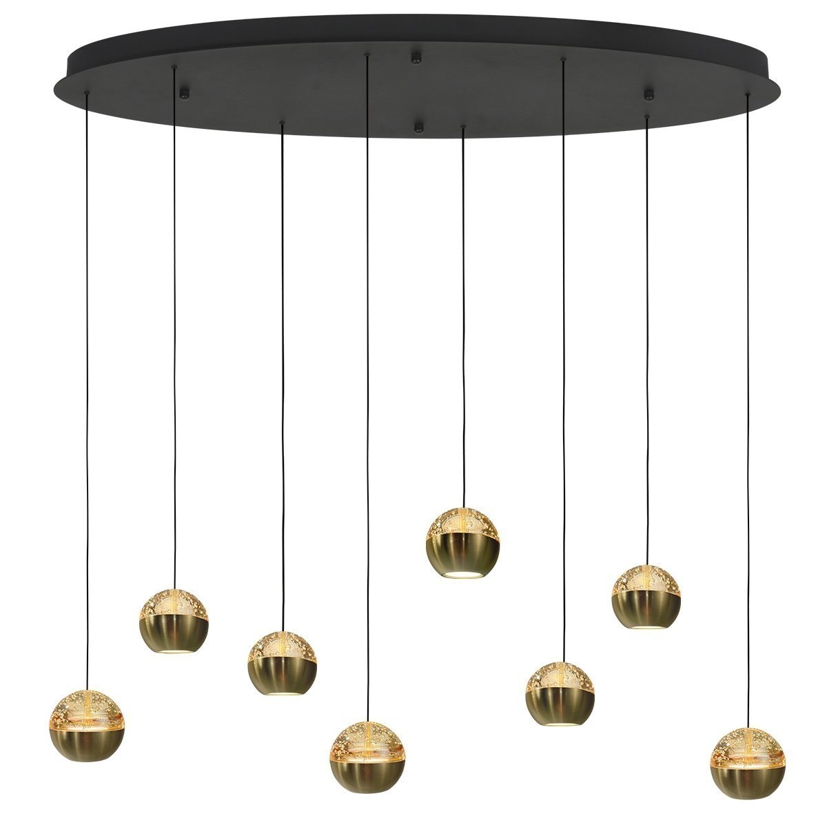 Belluno 4591ME – 8-lichts hanglamp ovaal met cable lift - Afbeelding 2