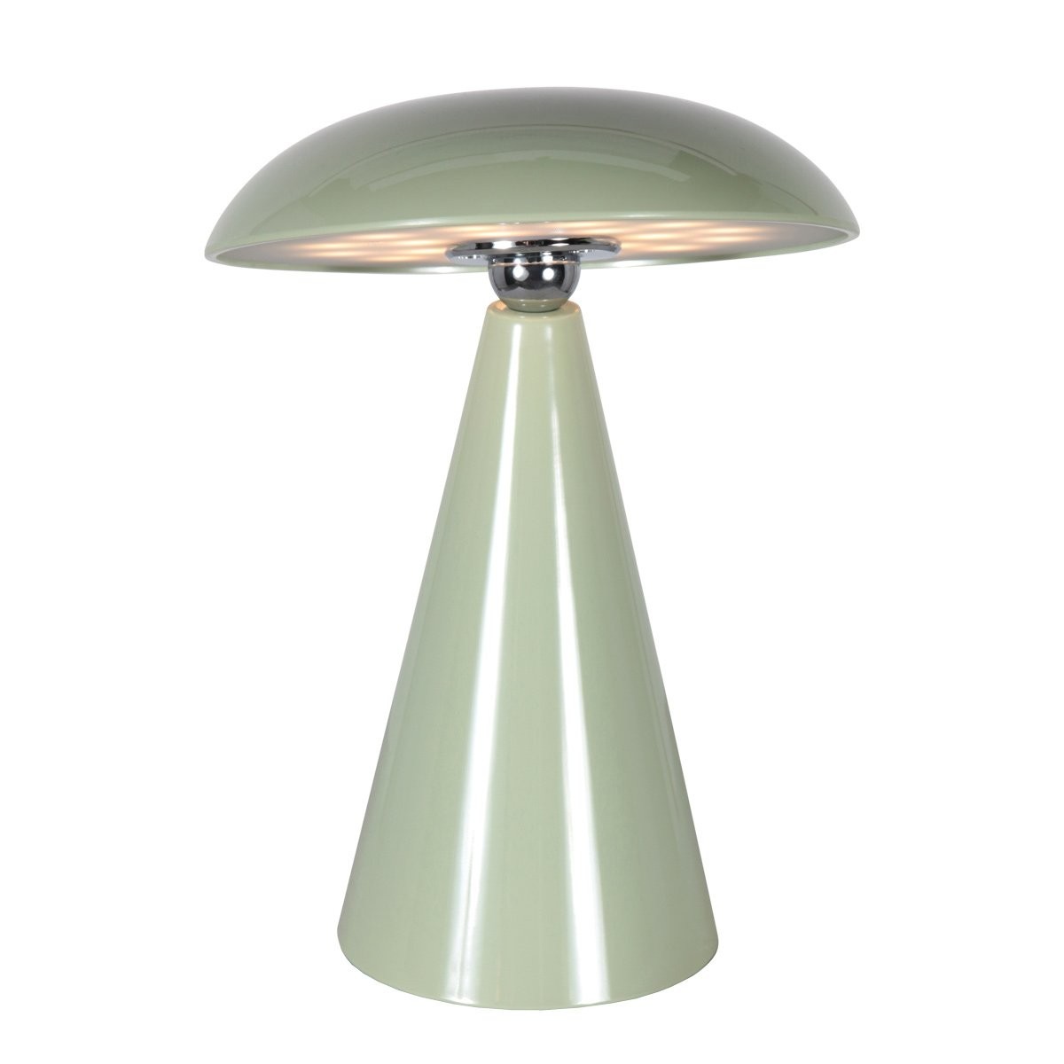 Tafellamp Mush 4856G - draadloze sfeerlamp in glanzend pastelgroen