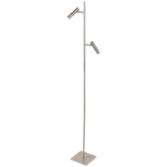 Vloerlamp Volari 4711ST Stalen 2-lichts met dim to warm led