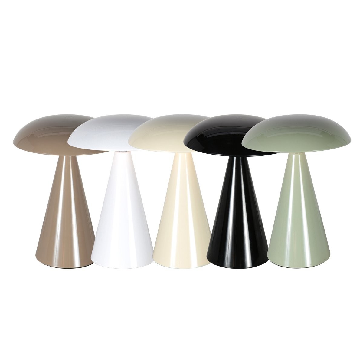 Tafellamp Mush 4856G - draadloze sfeerlamp in glanzend pastelgroen - Afbeelding 12