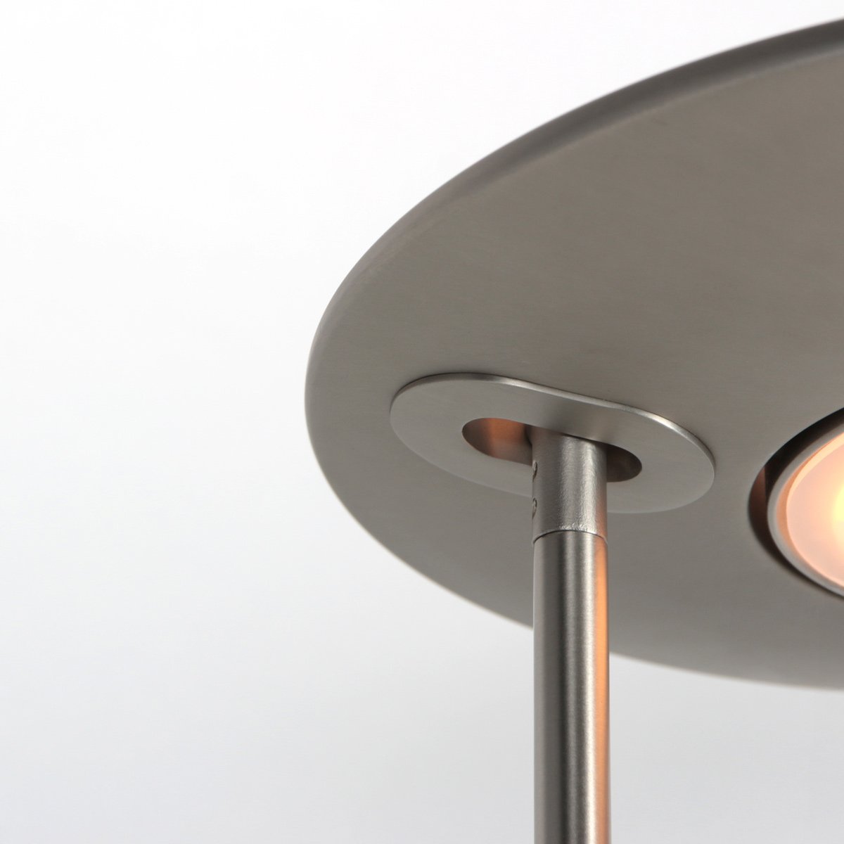 Vloerlamp Zenith 2 4394ST staal met uplight en leesarm - Afbeelding 3
