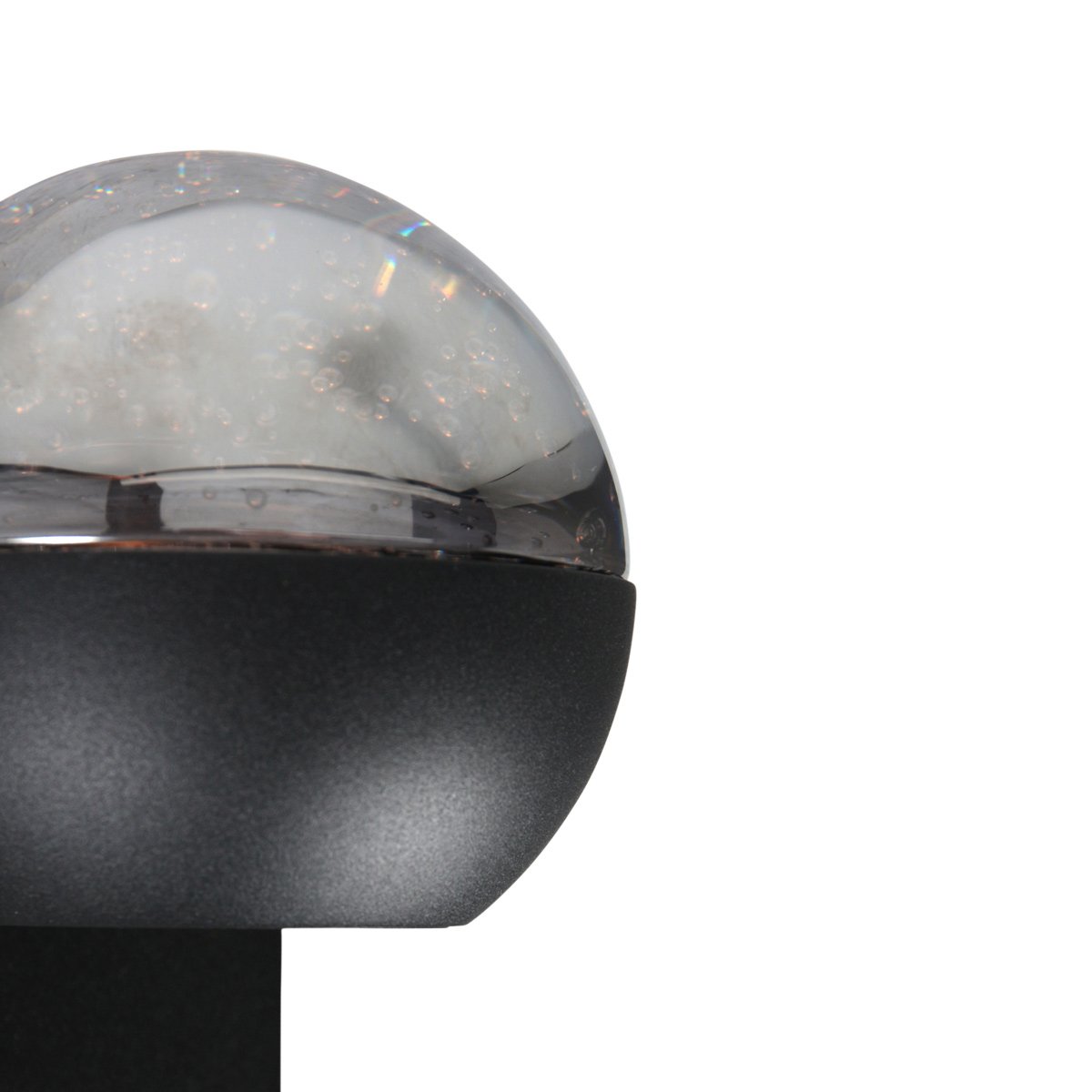 Belluno 4588ZW – Zwarte 1-lichts wandlamp dimbaar - Afbeelding 5