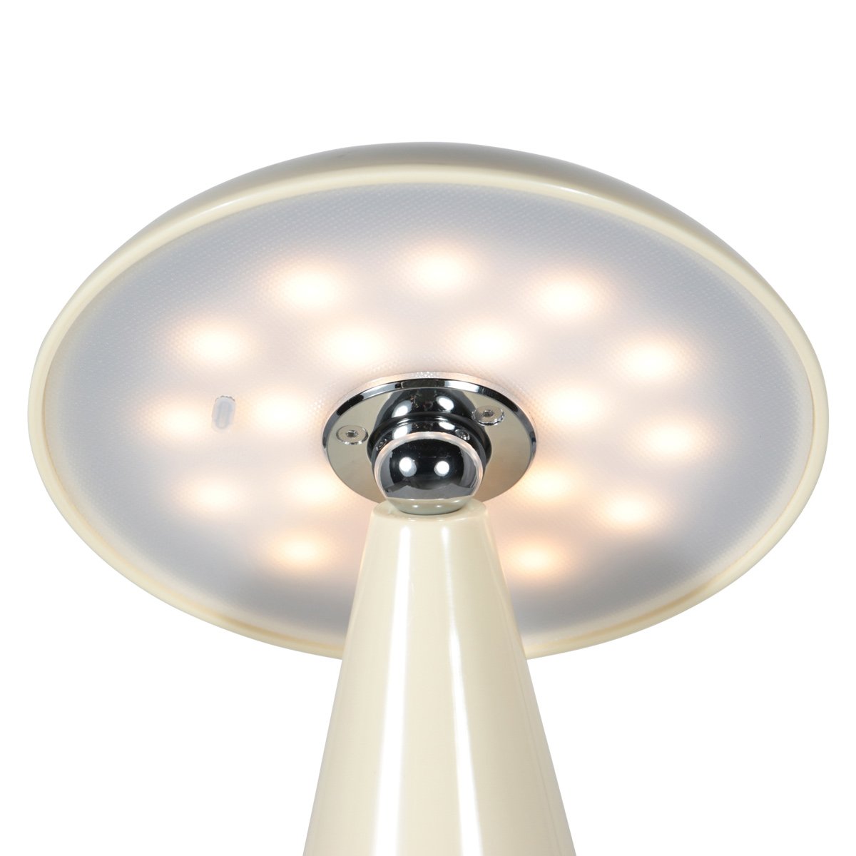 Tafellamp Mush 4856CR - sfeervolle accu lamp in glanzend crème - Afbeelding 4