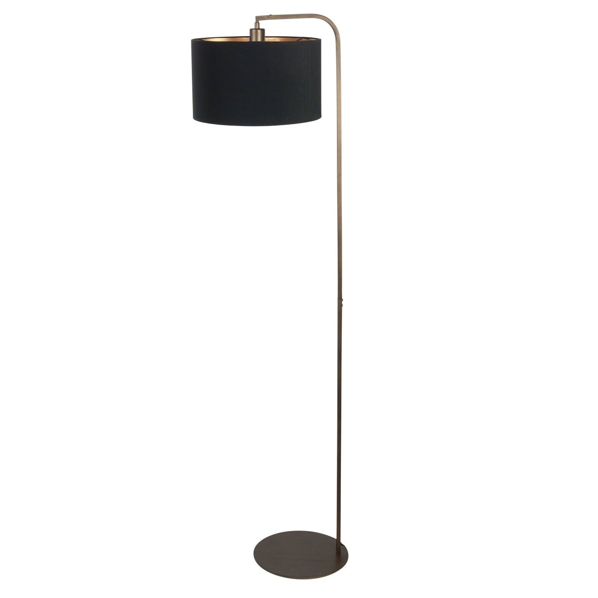 Vloerlamp Stang 4800BR met zwart linnen kap - Afbeelding 2
