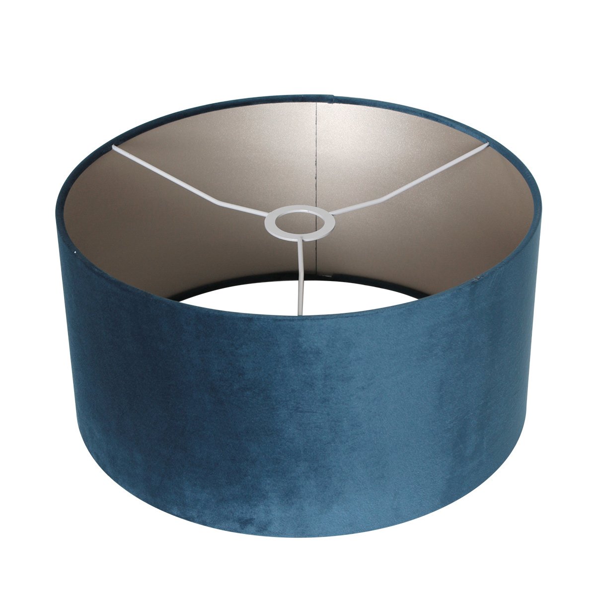 Vloerlamp Stang 4839ZW met leeslicht en blauwe velours kap - Afbeelding 5