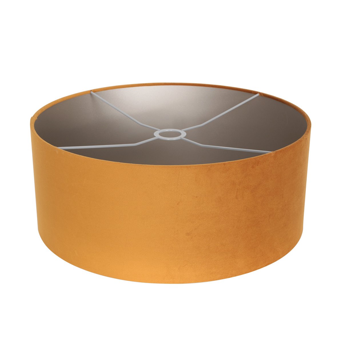 Vloerlamp Stang 4724ZW met gouden velours kap en leeslicht - Afbeelding 5
