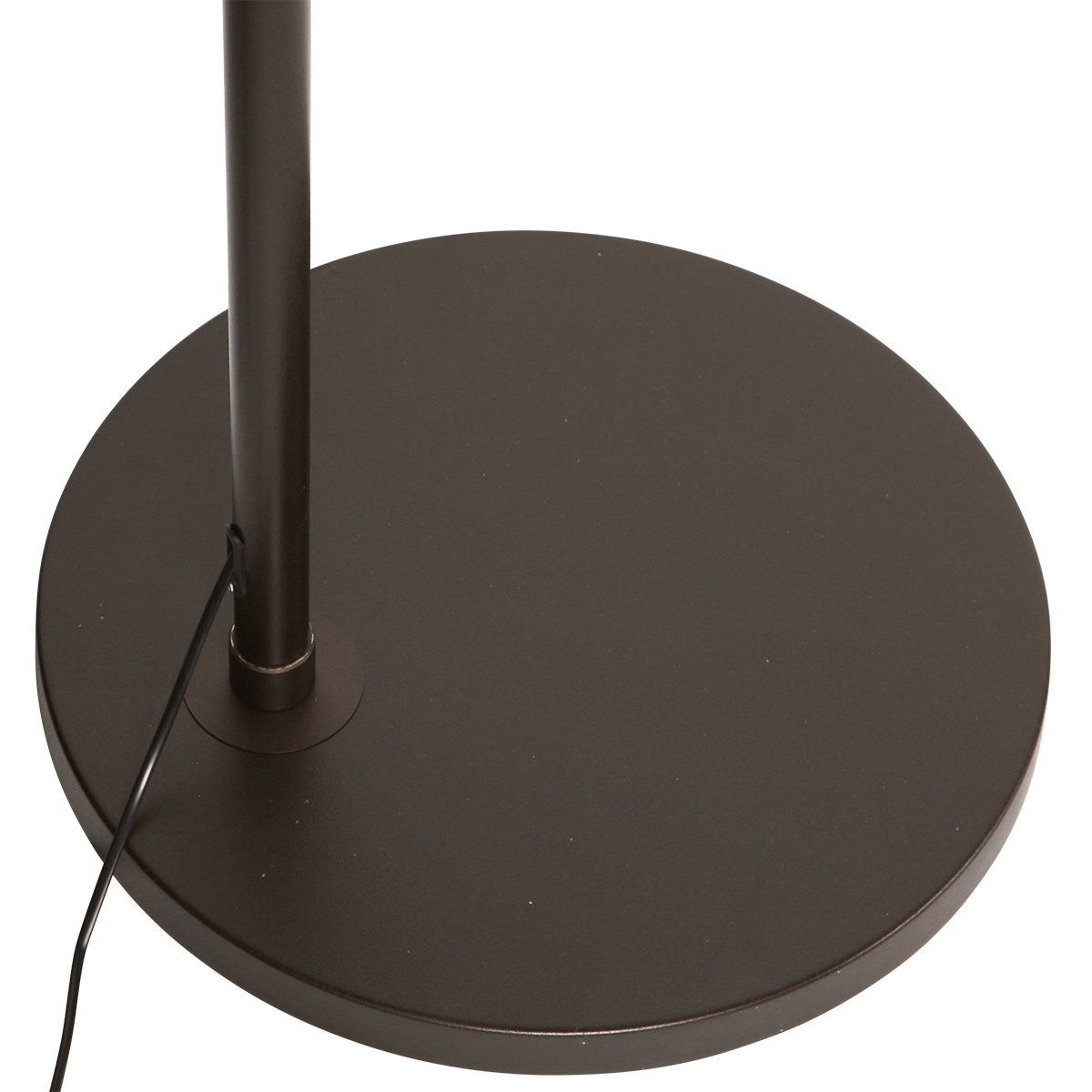 Booglamp Sparkled Light 4764CA cacao met witte kunststof kap - Afbeelding 4