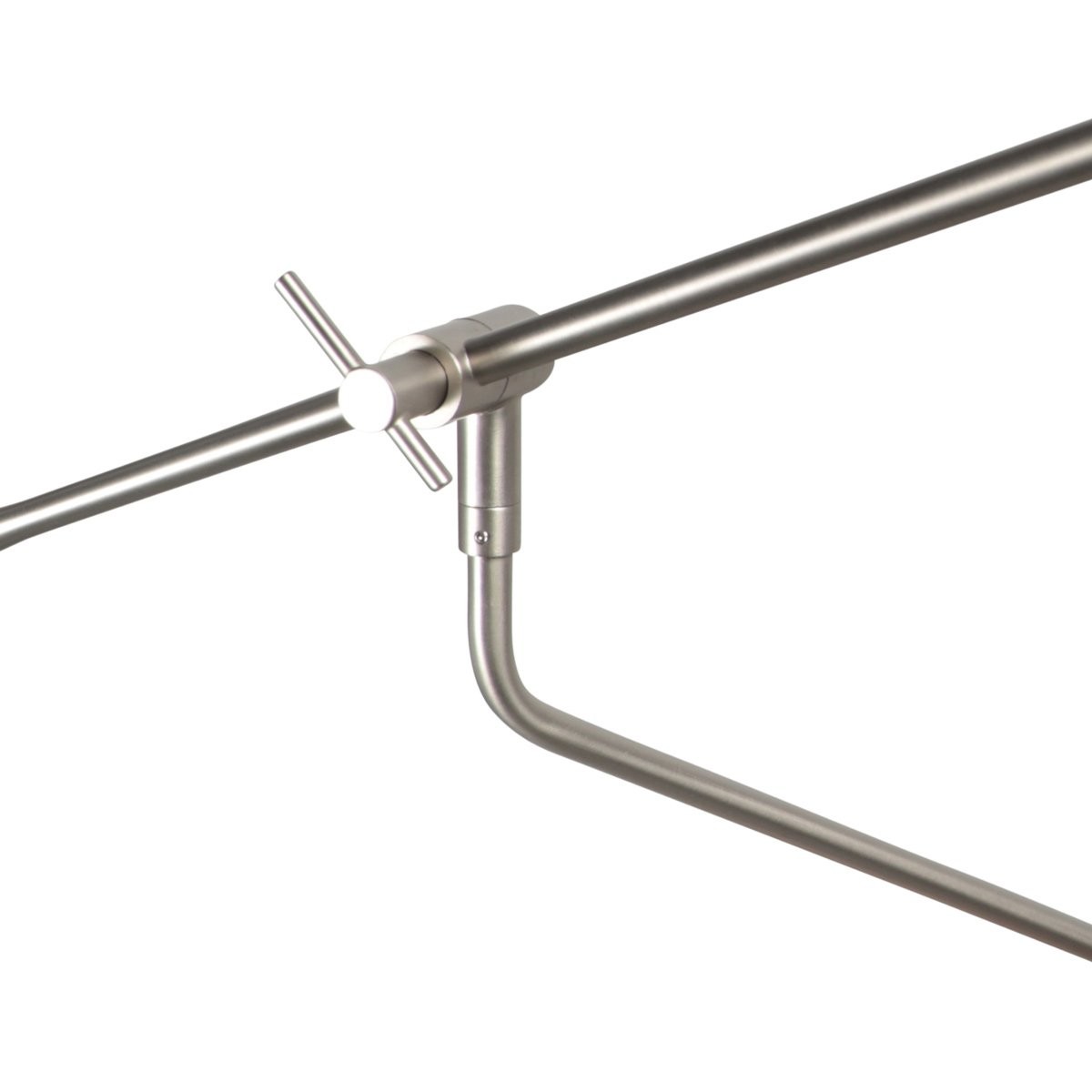 Wandlamp Soleil 2 staal met Lange Zwenkarm - Afbeelding 4