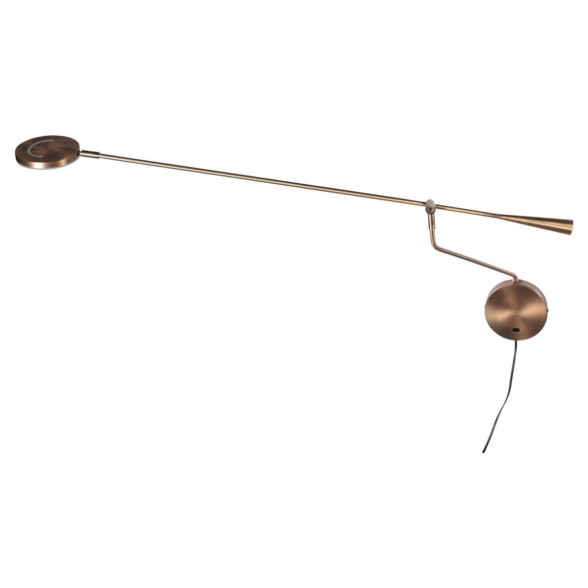Wandlamp Soleil 2 met zwenkarm in brons - Afbeelding 11