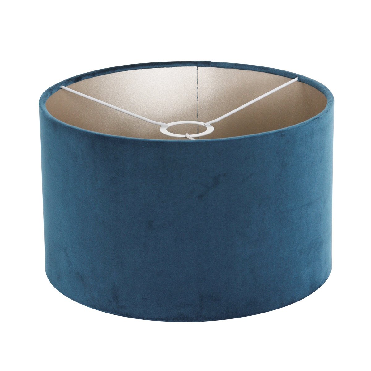 Vloerlamp Stang 4781ZW zwart met blauwe velours kap - Afbeelding 5