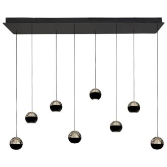 Belluno 4592ZW – 8-lichts hanglamp met cable lift