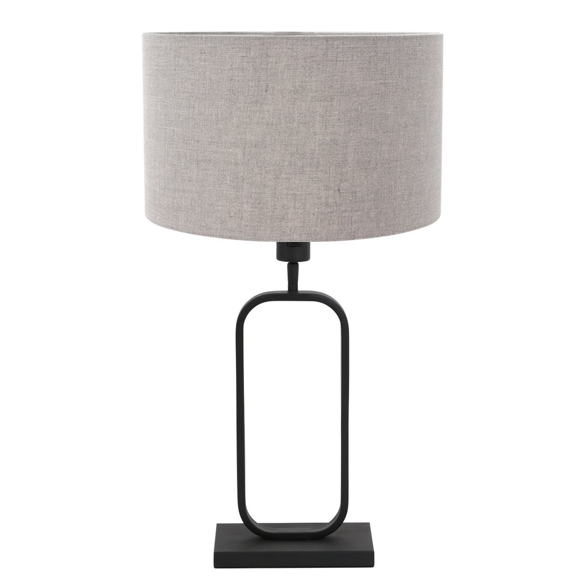 Tafellamp Stang 4810ZW met grijze linnen kap voor sfeerlicht - Afbeelding 3