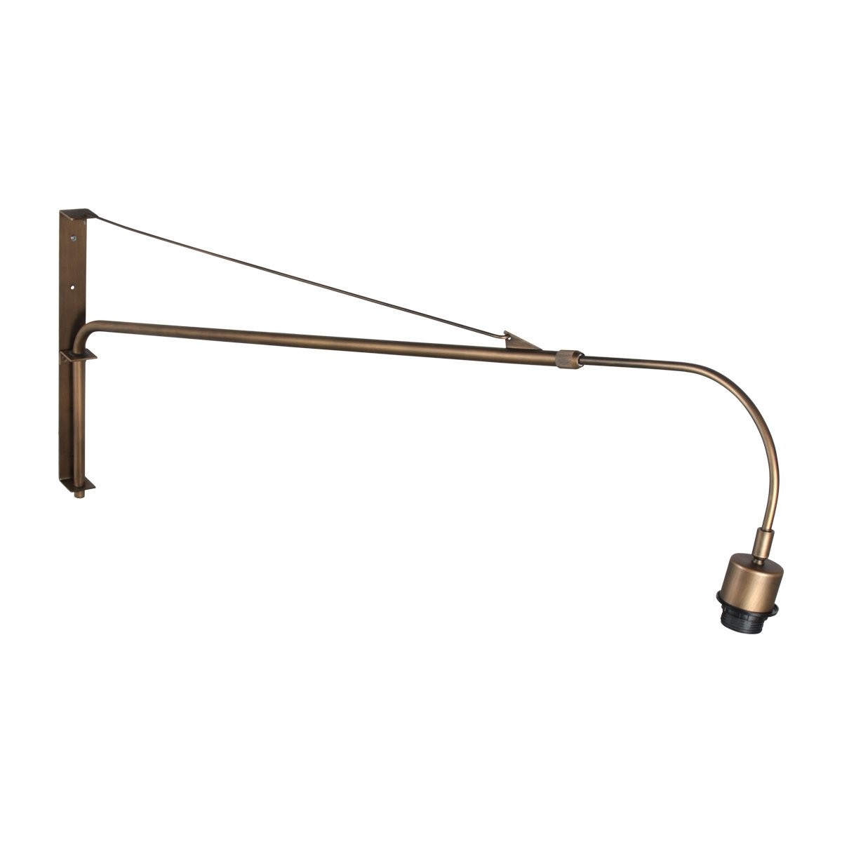 Wandlamp Brons Elegant Classy 2574BR, E27 lamp zonder kap - Afbeelding 10