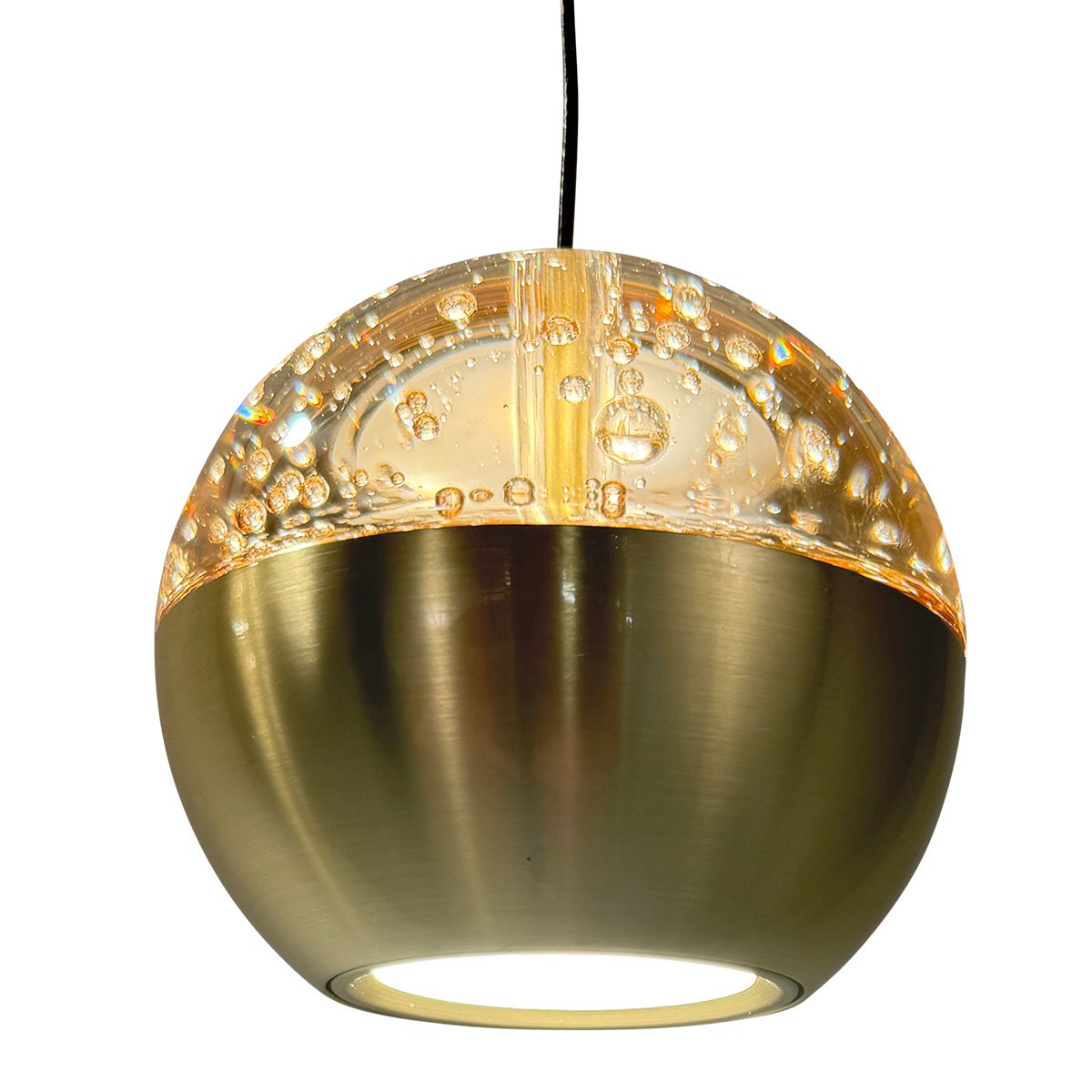Belluno 4585ME – Luxe hanglamp in messing met 5 lichtpunten - Afbeelding 6