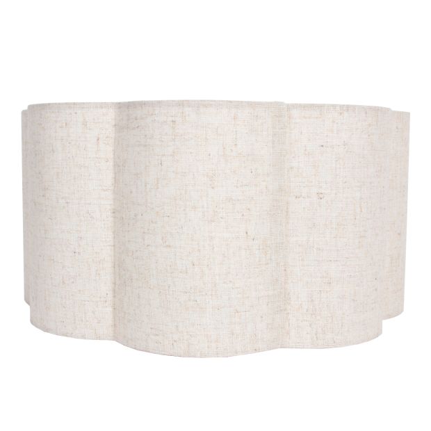 Kap 40*40*20 Rnd Be27 licht creme - Afbeelding 3