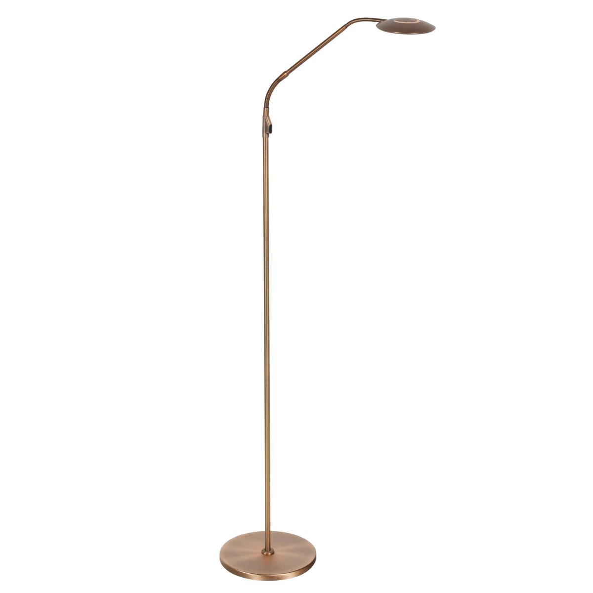 Vloerlamp Zenith 2 accu 4398BR geborsteld brons met flexarm - Afbeelding 2