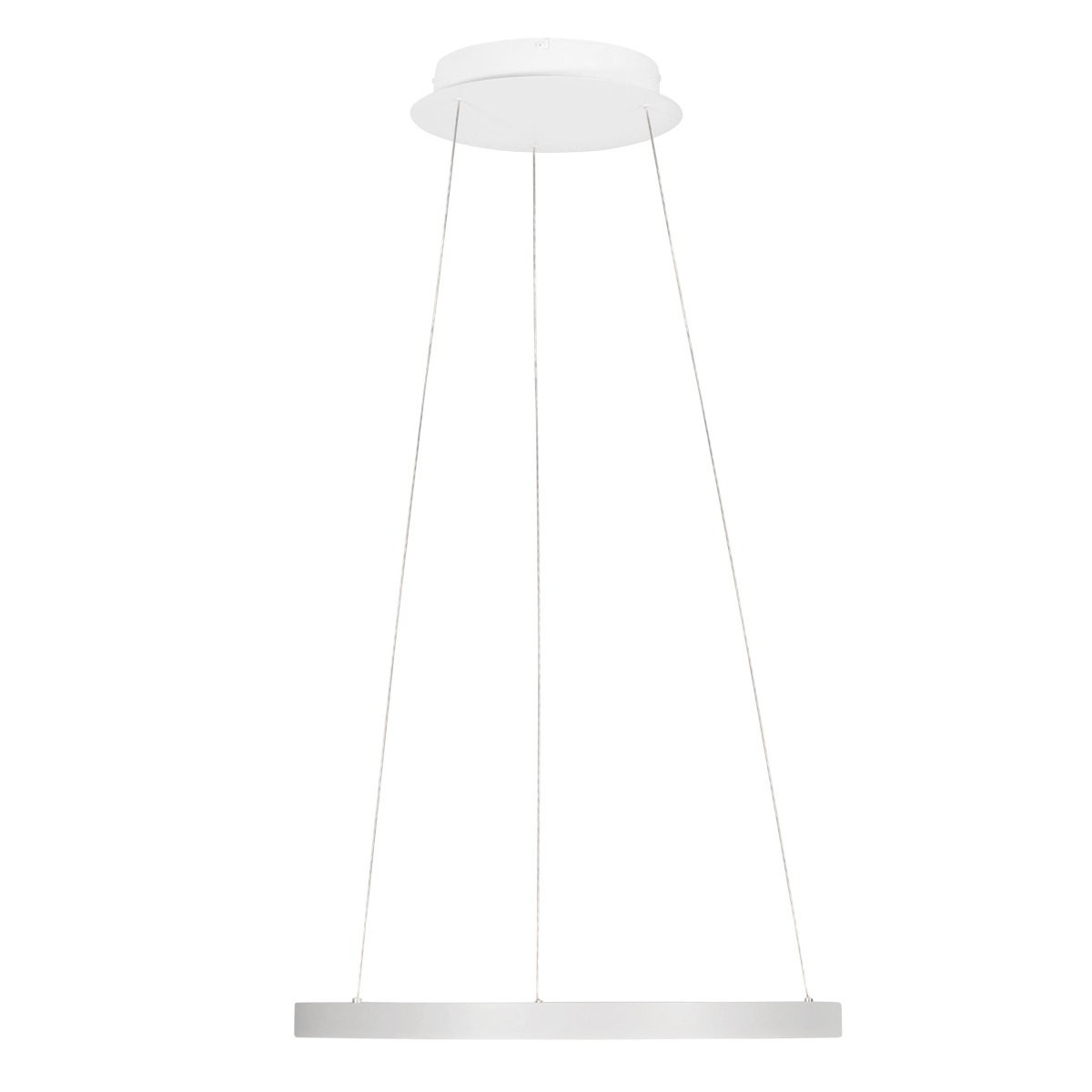 Witte hanglamp Ringlede 4612W met cable-lift systeem - Afbeelding 2