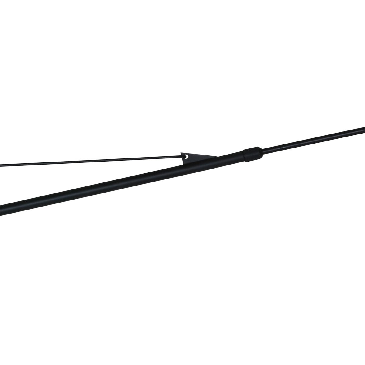 Wandlamp Breeza-Beach 4153ZW zwart met bamboe kap Ø50 cm - Afbeelding 16