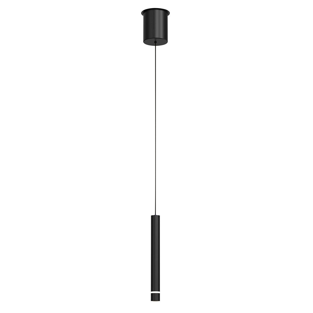 Hanglamp Volari 4714ZW zwarte pendellamp met cable lift - Afbeelding 2