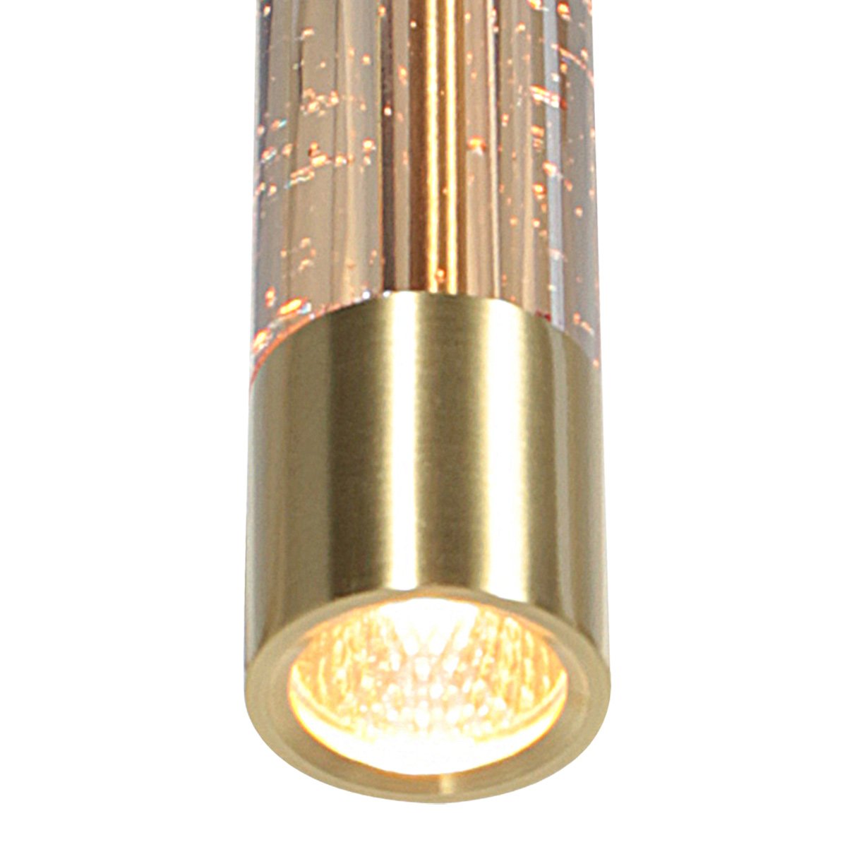 Hanglamp Alisio 4578ME 5-lichts luxe glas in messing - Afbeelding 3