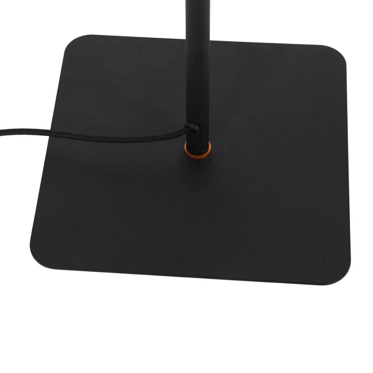 Vloerlamp Lumo 4608ZW – strakke tweelichts zwarte LED leeslamp - Afbeelding 6