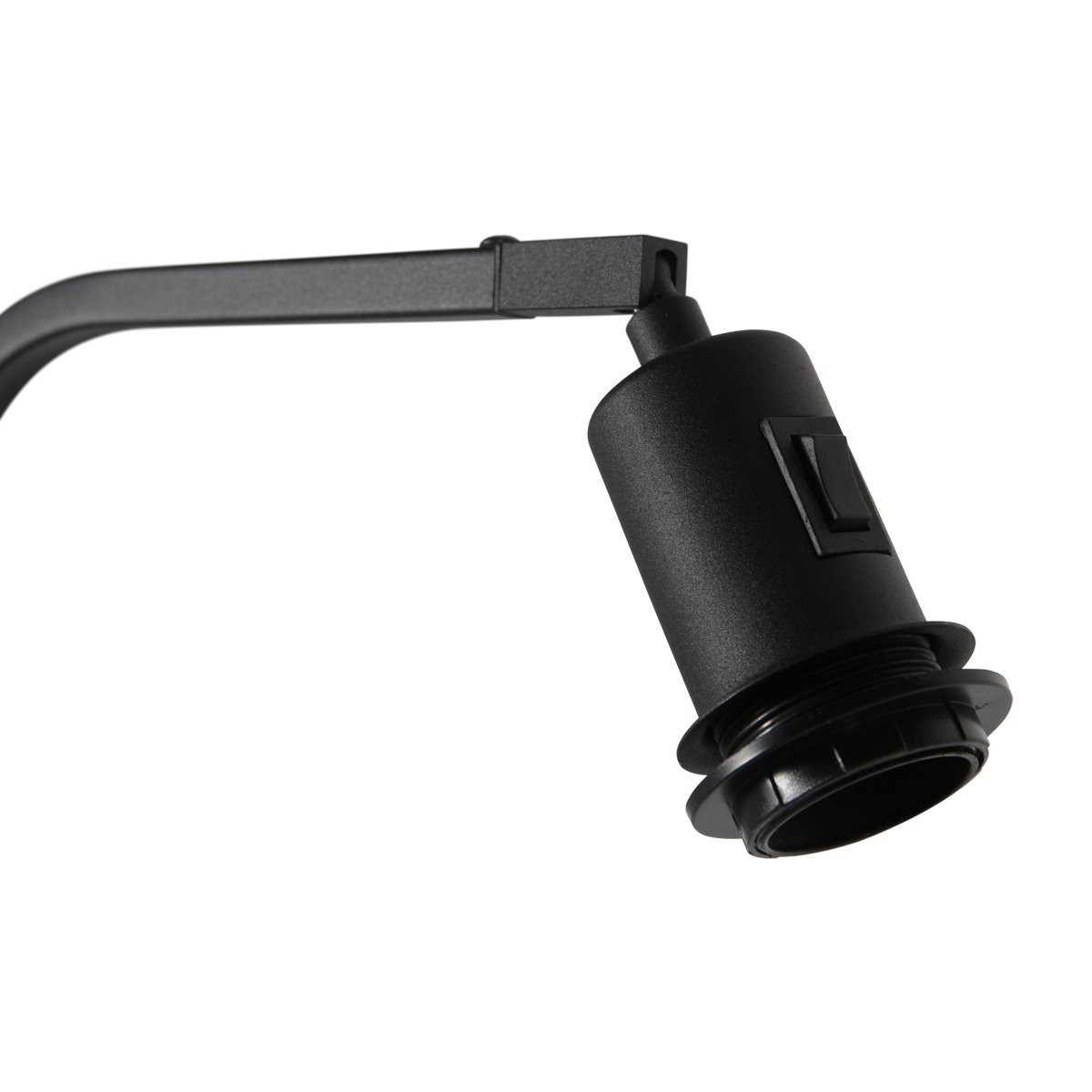 Vloerlamp Stang 4791ZW met zwart linnen kap - Afbeelding 3