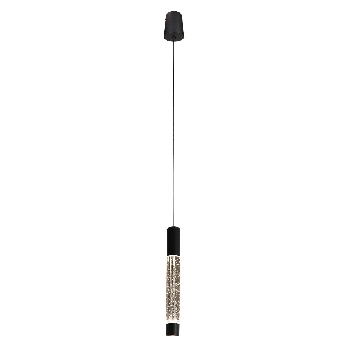 Hanglamp Alisio 4577ZW 1-lichts luxe glas in zwart - Afbeelding 9