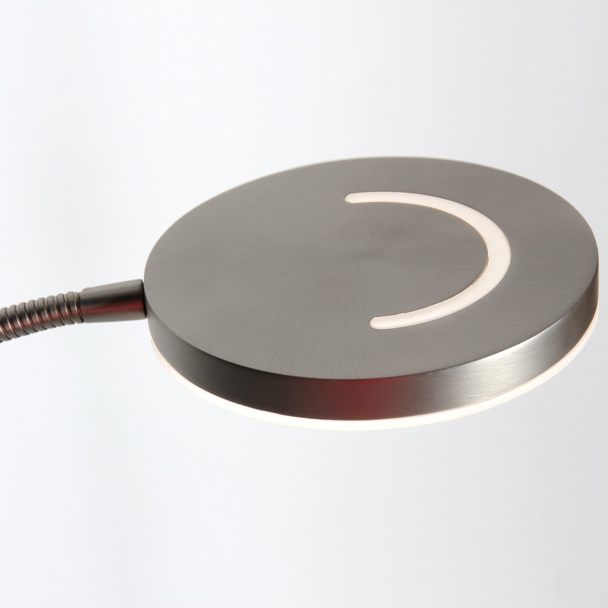 Stalen vloerlamp Soleil 2 4388ST – LED uplighter met leesarm - Afbeelding 5
