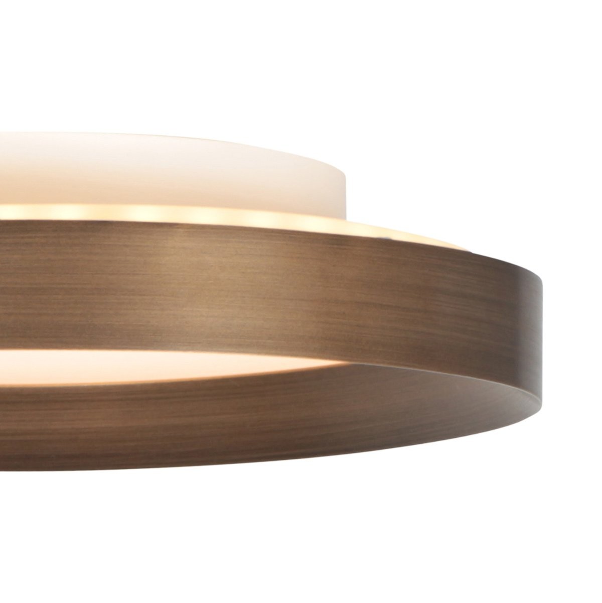 Plafondlamp Flady 4367BR bronzen LED lamp Ø30 cm met uplight - Afbeelding 3