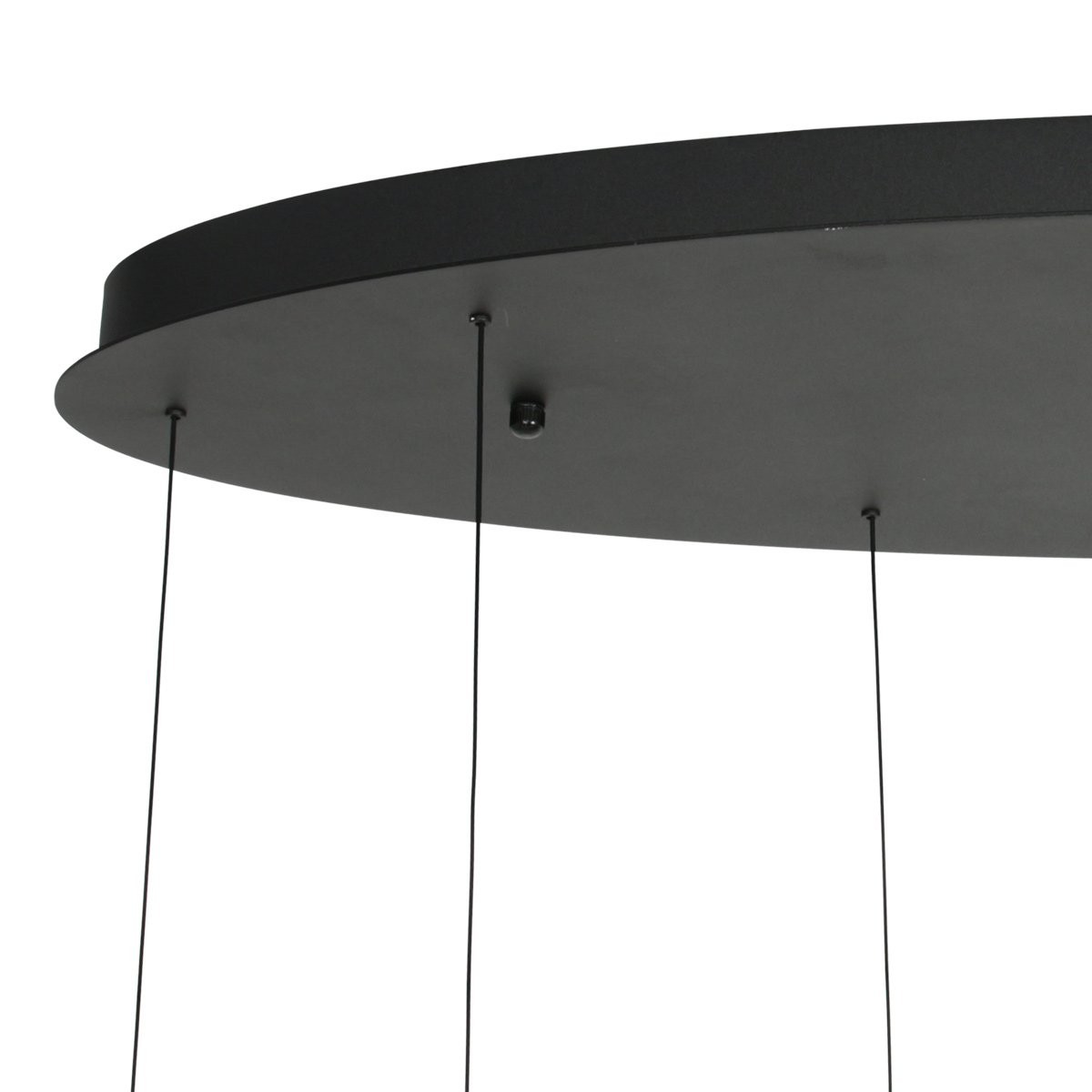 Hanglamp Alisio 4580ZW 8-lichts luxe glas in zwart - Afbeelding 5