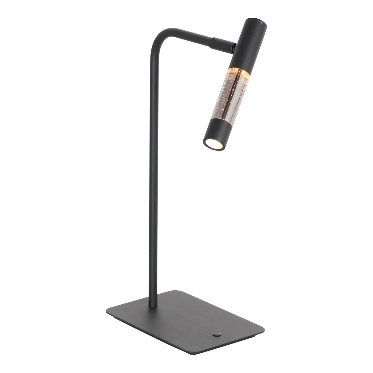 Steinhauer Alisio 4593ZW – Zwarte LED tafellamp met luxe glas en pushdimmer - Afbeelding 13