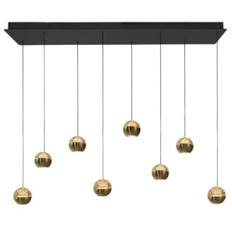 Belluno 4592ME – 8-lichts hanglamp met cable lift