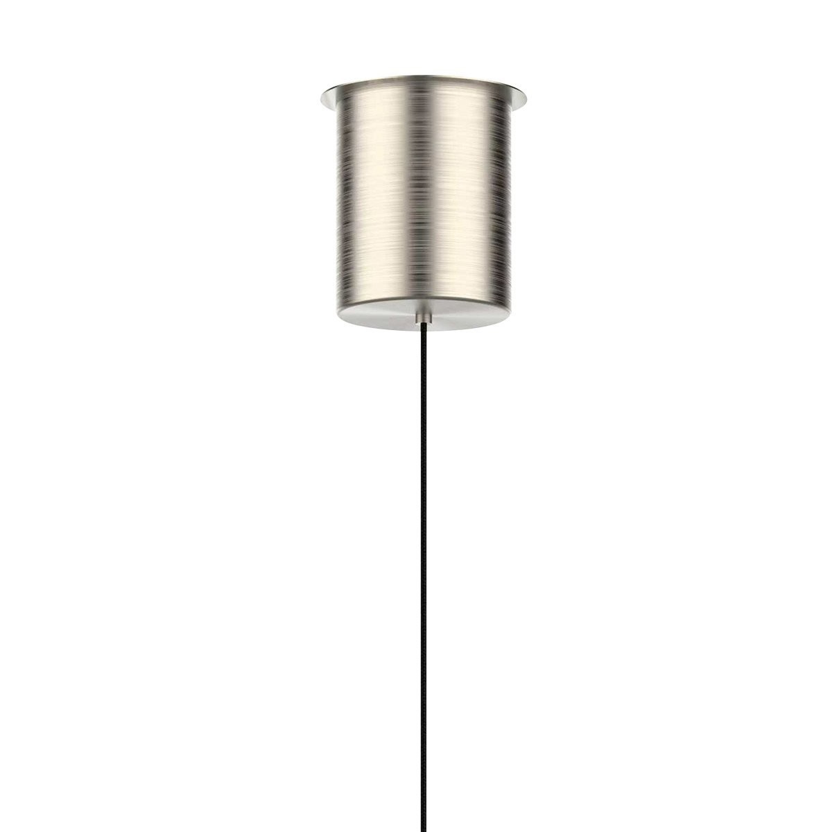 Stalen hanglamp Volari 4905ST met smoke glas en cable-lift - Afbeelding 4