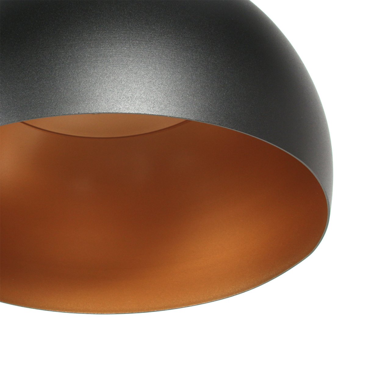 Hanglamp Globe Black 4913ZW zwart/goud Ø40 sfeervolle pendel - Afbeelding 5