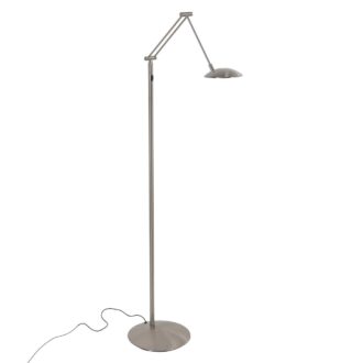 Stalen leeslamp Daphne 2 4601ST – verstelbare LED leeslamp met dimmer