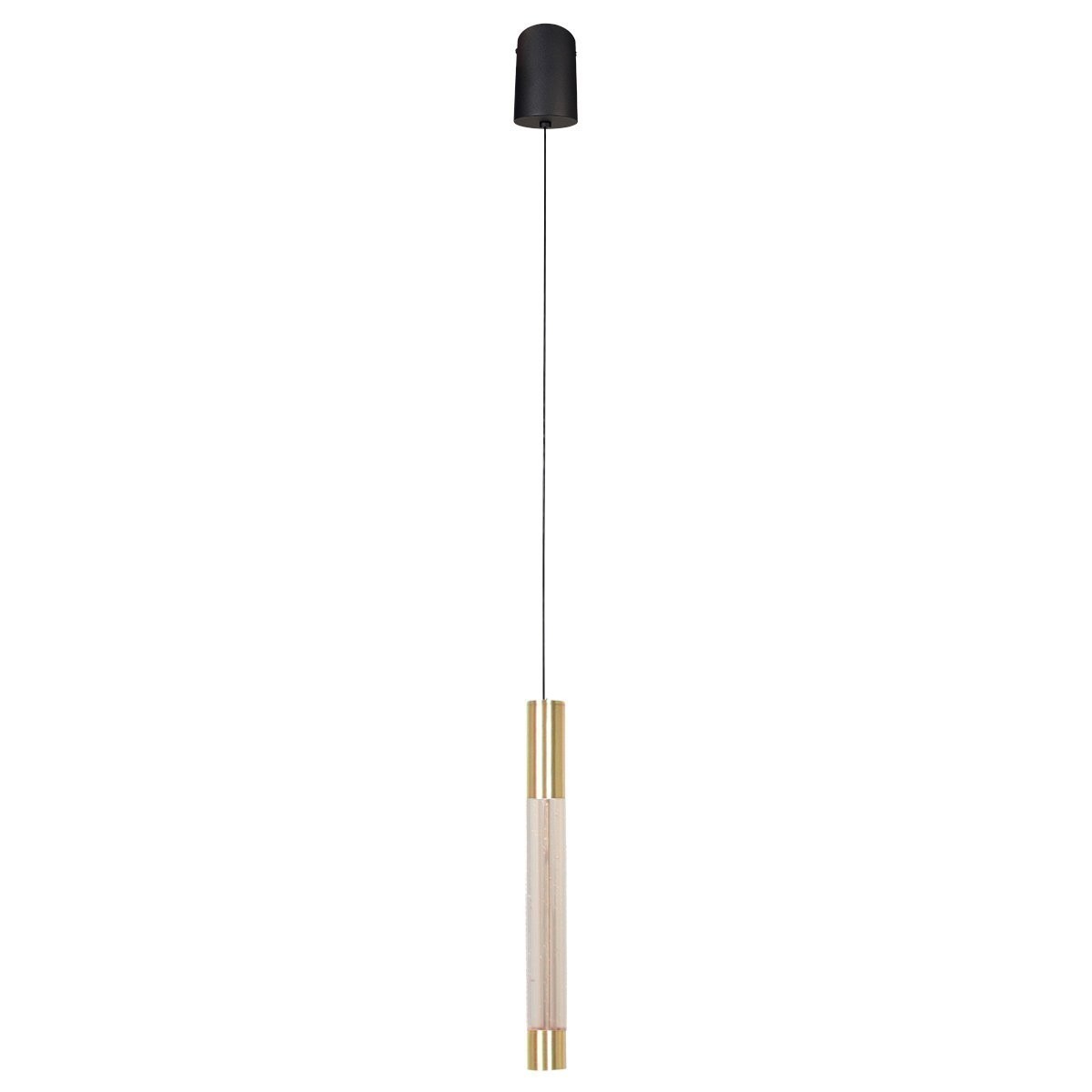 Hanglamp Alisio 4577ME 1-lichts luxe glas in messing - Afbeelding 2