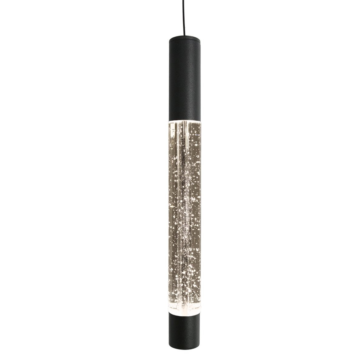 Hanglamp Alisio 4580ZW 8-lichts luxe glas in zwart - Afbeelding 11