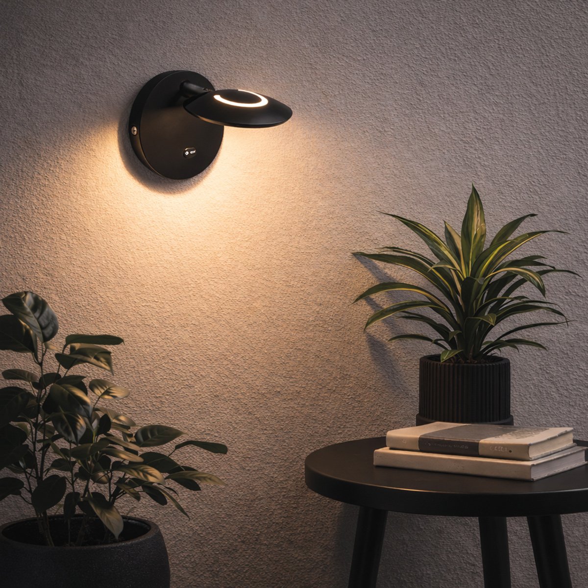 Zwarte wandlamp Zenith 2 4396ZW verstelbaar met LED - Afbeelding 3