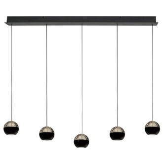 Belluno 4586ZW – 5-lichts hanglamp met cable lift